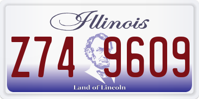 IL license plate Z749609