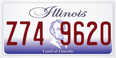 IL license plate Z749620