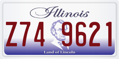 IL license plate Z749621