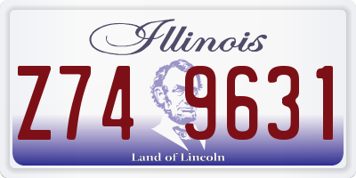 IL license plate Z749631
