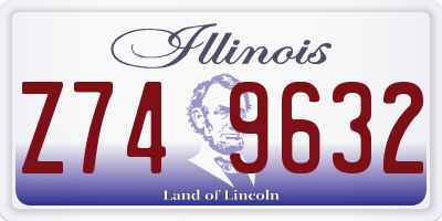 IL license plate Z749632
