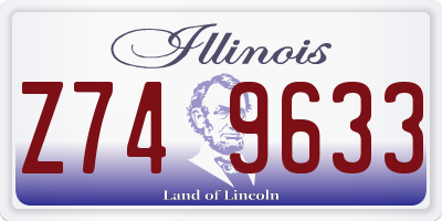 IL license plate Z749633