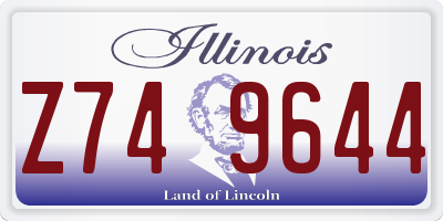 IL license plate Z749644