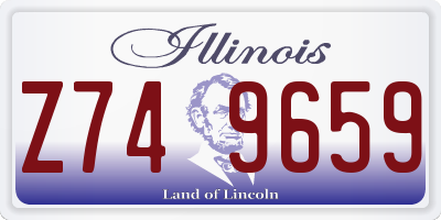 IL license plate Z749659