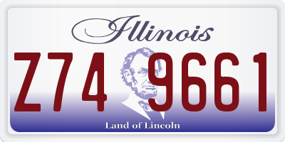 IL license plate Z749661