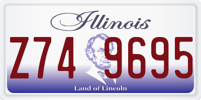 IL license plate Z749695