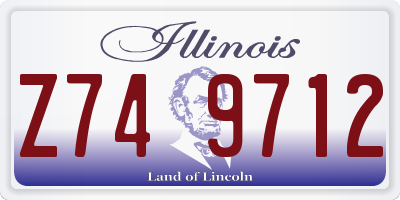 IL license plate Z749712