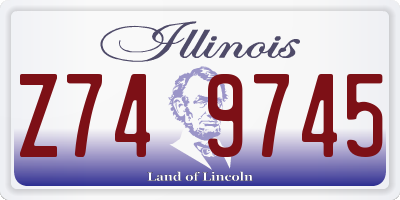 IL license plate Z749745