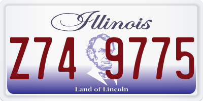 IL license plate Z749775