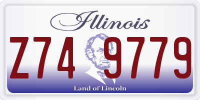 IL license plate Z749779