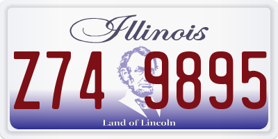 IL license plate Z749895