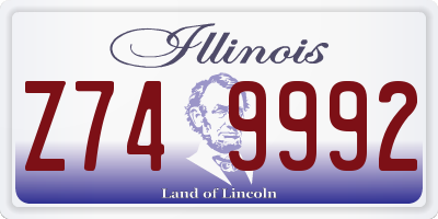 IL license plate Z749992
