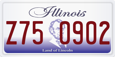 IL license plate Z750902