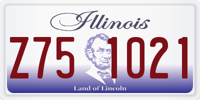 IL license plate Z751021