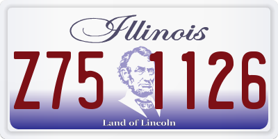 IL license plate Z751126