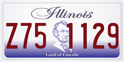 IL license plate Z751129