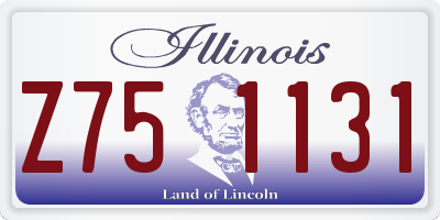 IL license plate Z751131