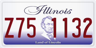 IL license plate Z751132