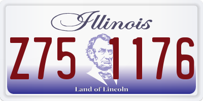 IL license plate Z751176