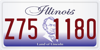 IL license plate Z751180