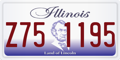 IL license plate Z751195