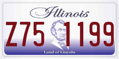 IL license plate Z751199