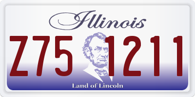 IL license plate Z751211