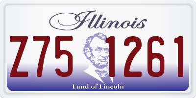IL license plate Z751261