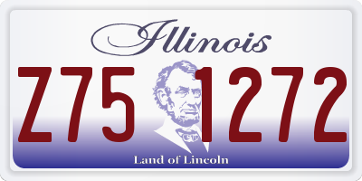 IL license plate Z751272