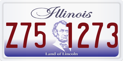 IL license plate Z751273