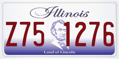 IL license plate Z751276