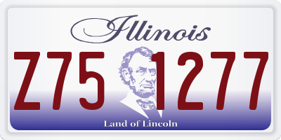 IL license plate Z751277