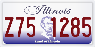 IL license plate Z751285