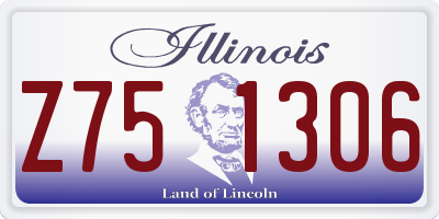 IL license plate Z751306