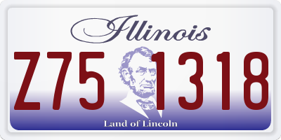 IL license plate Z751318