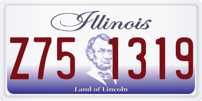 IL license plate Z751319