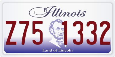IL license plate Z751332