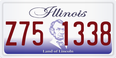 IL license plate Z751338