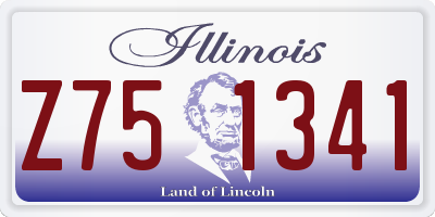 IL license plate Z751341