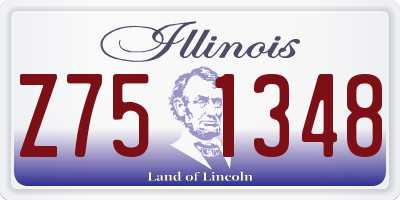 IL license plate Z751348