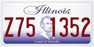 IL license plate Z751352