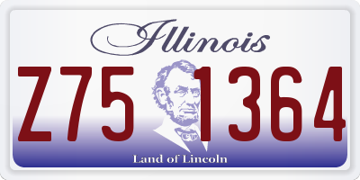 IL license plate Z751364