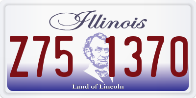 IL license plate Z751370