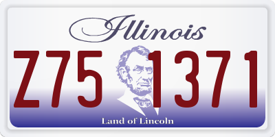 IL license plate Z751371