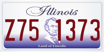 IL license plate Z751373