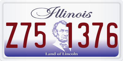 IL license plate Z751376
