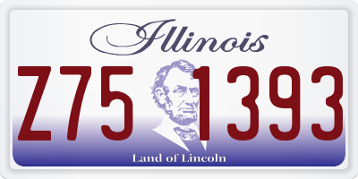 IL license plate Z751393