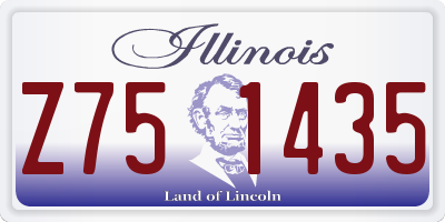 IL license plate Z751435