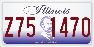 IL license plate Z751470
