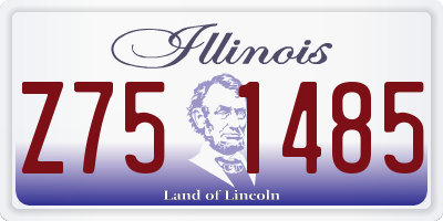 IL license plate Z751485